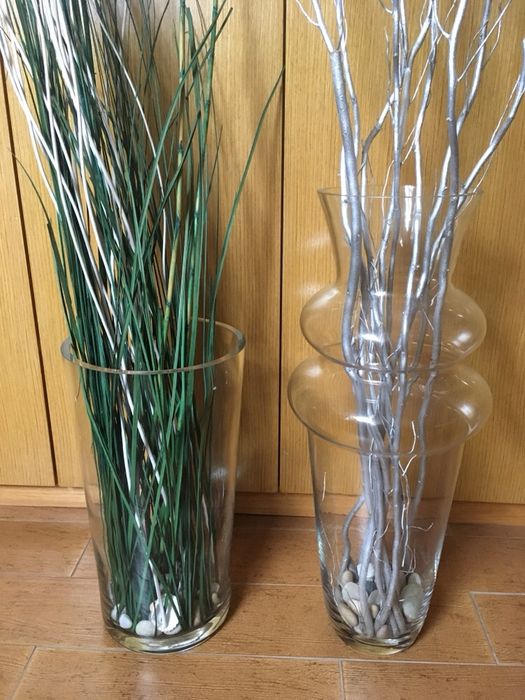 Jarros grandes em vidro