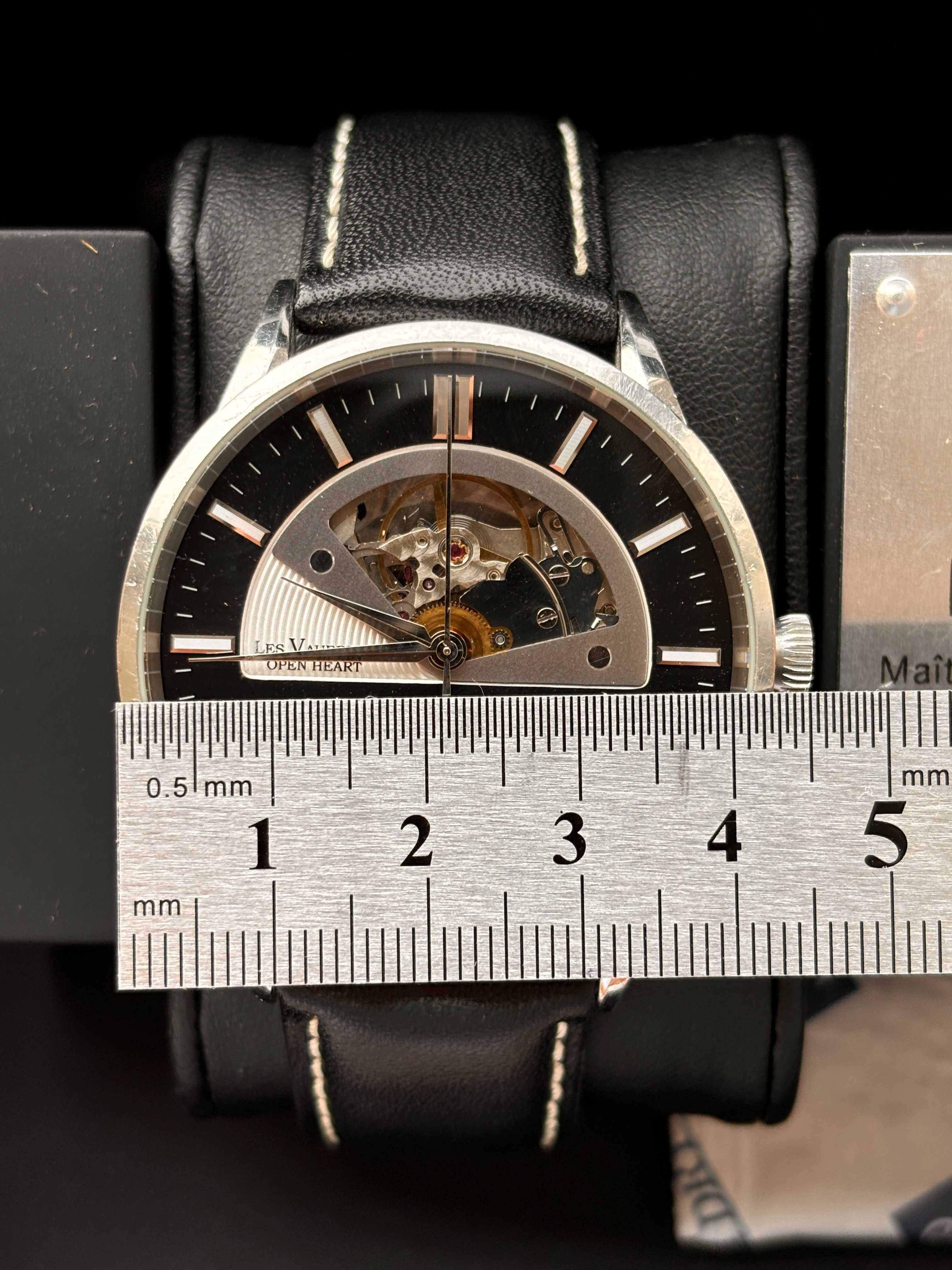 Часы Edox Les Vauberts 1685 open heart Биение Сердца