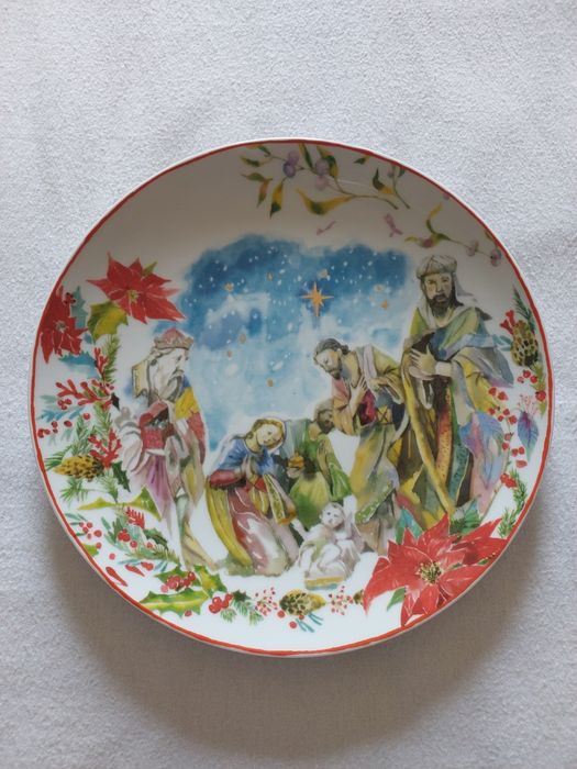 Prato "Coleção Natal " Vista Alegre, Ano 2019