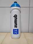 Garrafa de Água Desportiva 750ml Azul e Branca ZUMUB