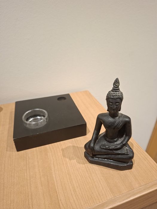 Porta velas e incenso