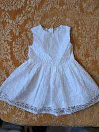 Сукня святкова біла на дівчинку, розмір 98-104 фірми Koton kids