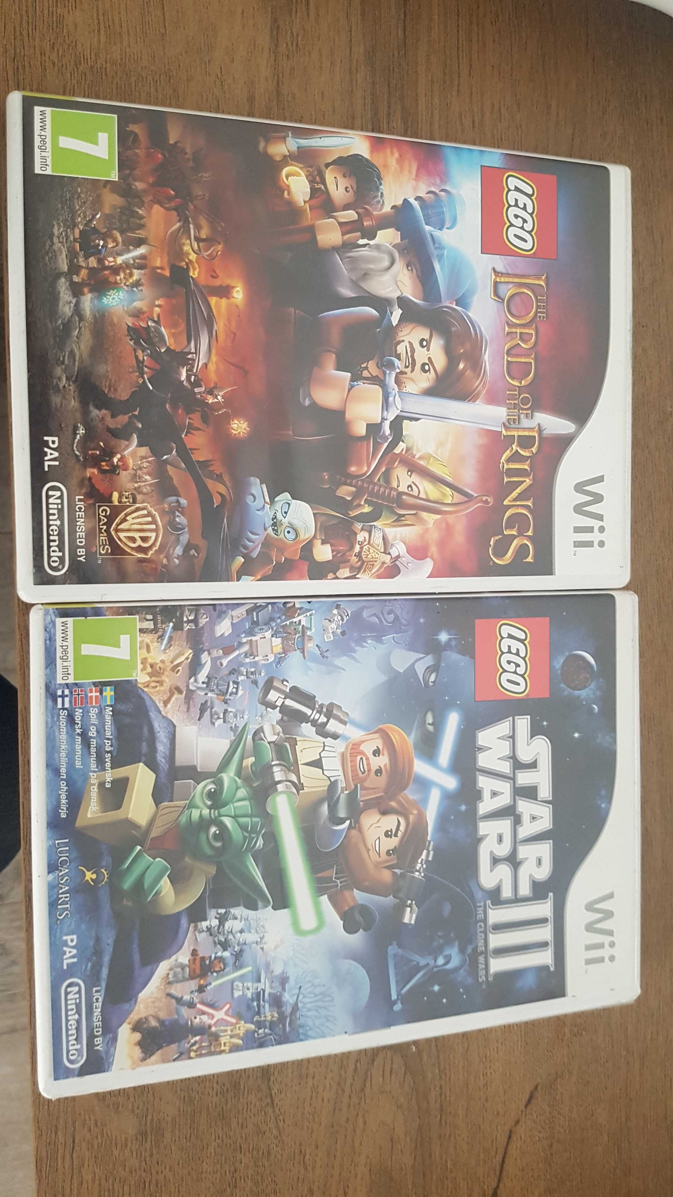Dwie gry Nintendo Wii / LEGO