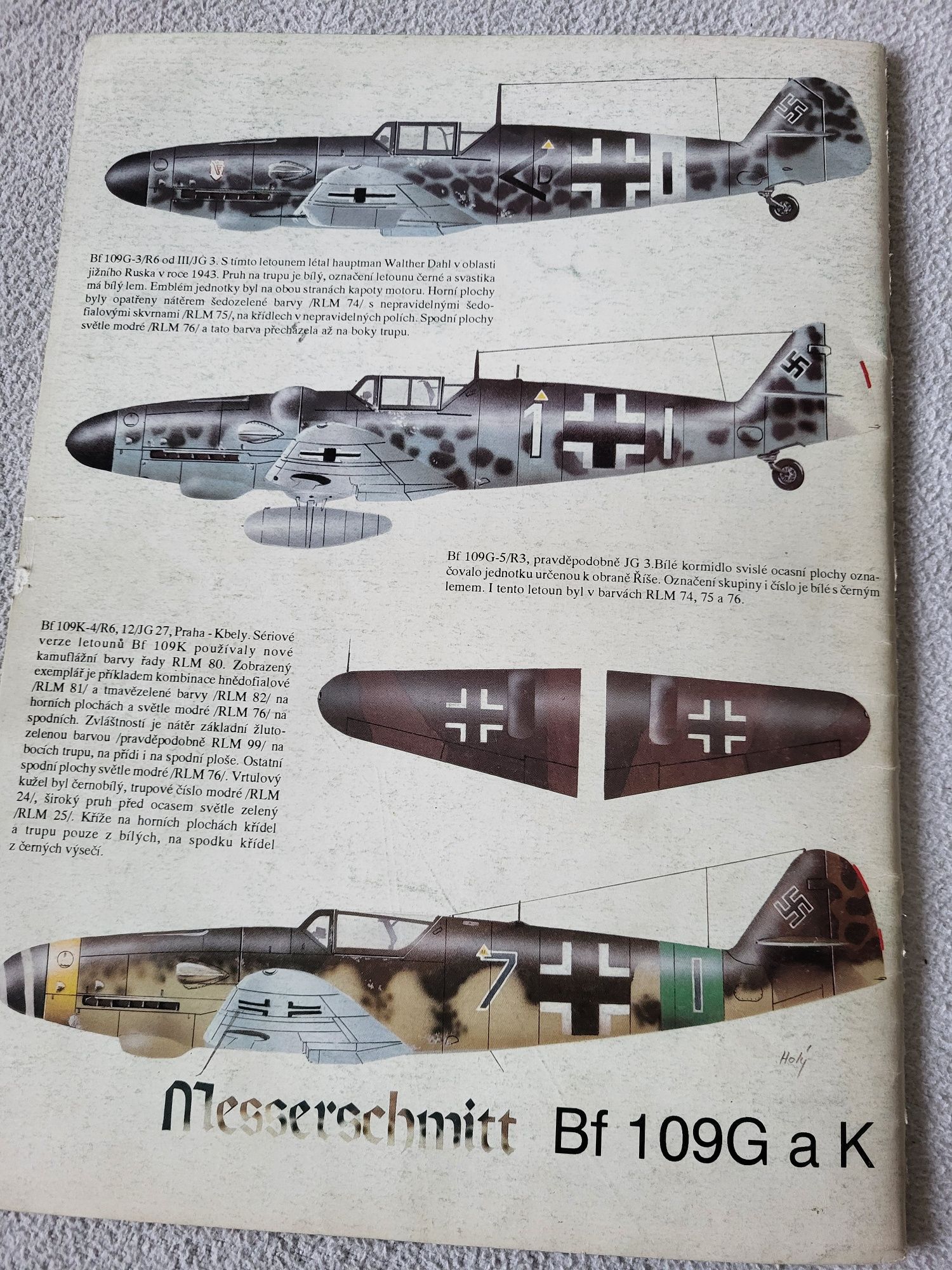 Messerschmitt BF-109 G/K, monografia
