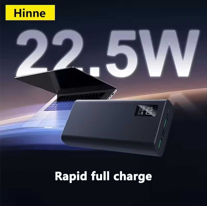 Оригінальний Портативний Повербанк Hinne 10000 з швидкою зарядкою