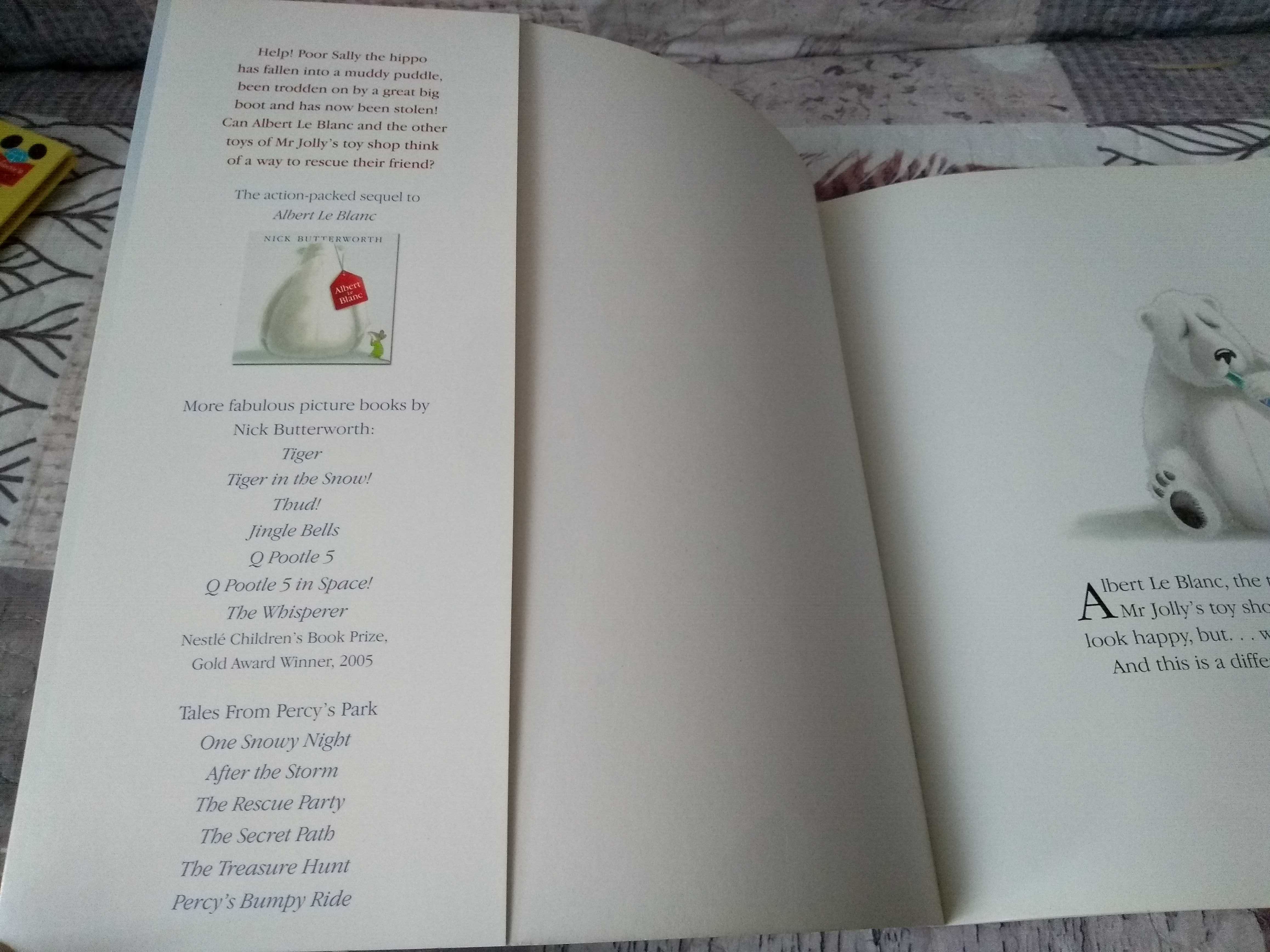 Książka po angielsku Albert Le Blanc to the Rescue, Nick Butterworth