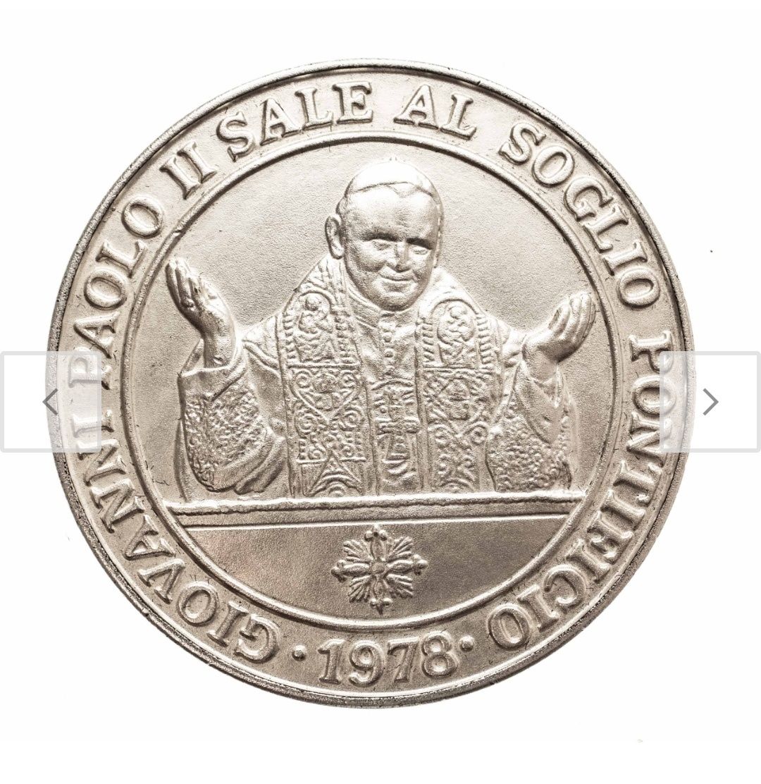 Medal JAN PAWEŁ II Sale Al Soglio Pontificio 1978