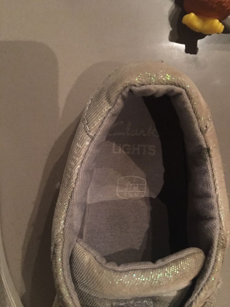 Кеды кроссовки слипоны туфли Clarks 27 размер 16 см