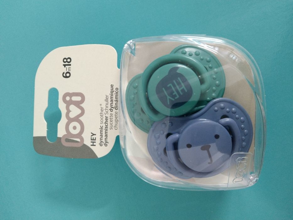 Smoczki Lovi 6-18 smoczek silikonowy prosty typu Avent gryzak cumel