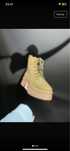 Botas pelo tornozelo castanhas claras
