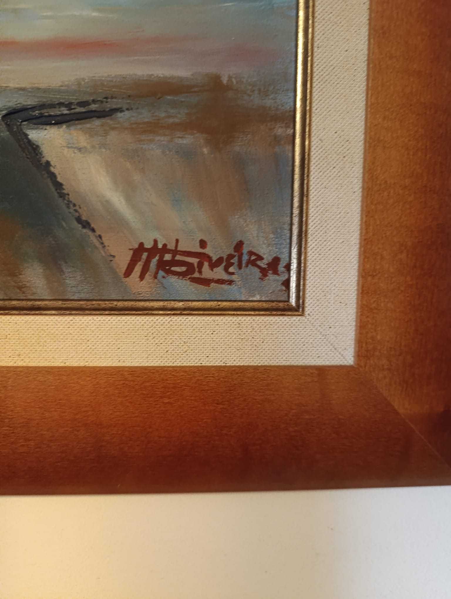 Quadros a Oleo pelo pintor Oliveira em 1973