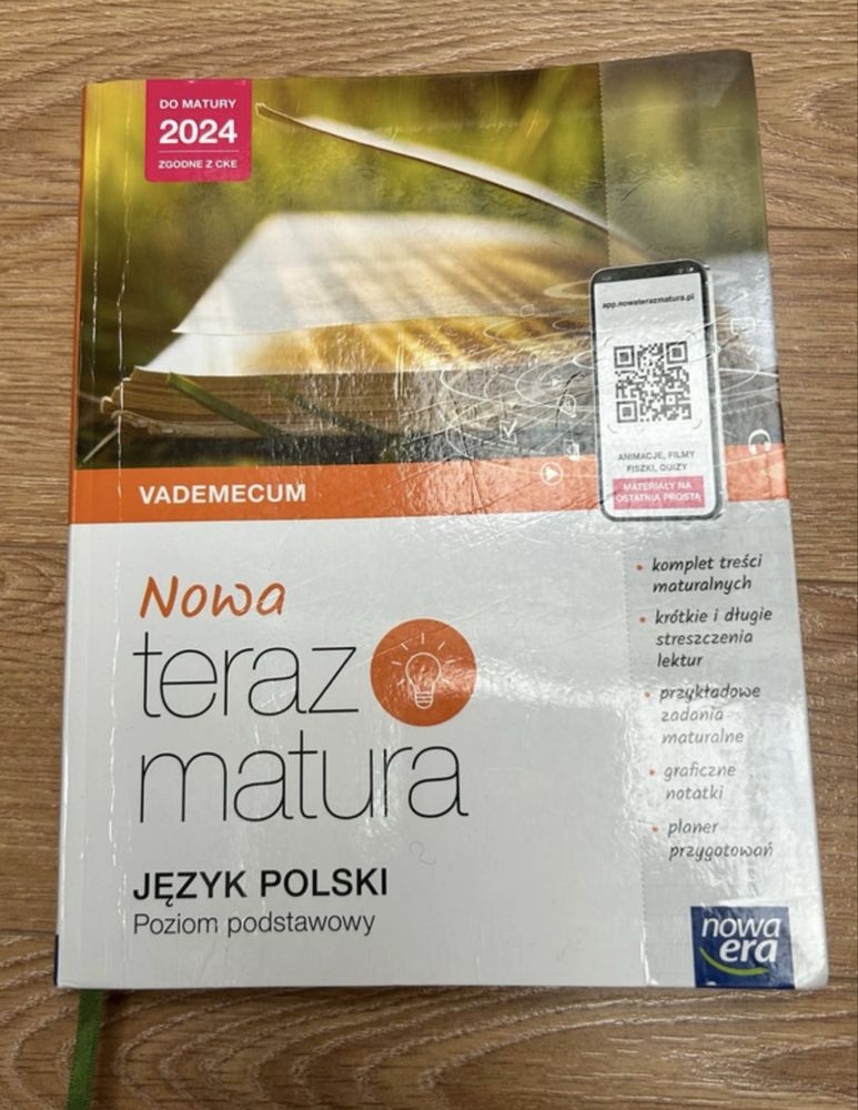 Vademecum do języka polskiego nowa teraz matura poziom podstawowy