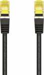 kabel rj-45 aisens do sieci lszh cat.7 600 mhz s/ftp czarny 25 cm