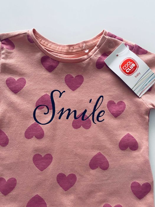 Nowy z metką t-shirt dla dziewczynki (62)