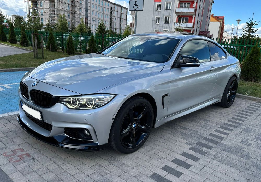 BMW F32 428xi M-pakiet Adaptive LED Head UP ORI LAKIER Szyberdach Navi