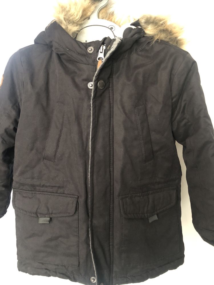 Kurtka chłopięca parka Reserved ocieplana 98