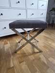 Krzesło siedzisko taboret glamour do toaletki