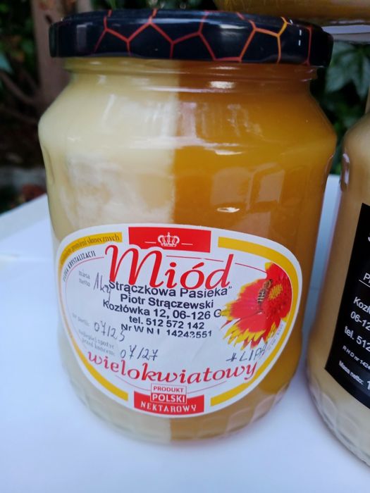 Miód ze "Strączkowych Pasiek" sezon 2025r