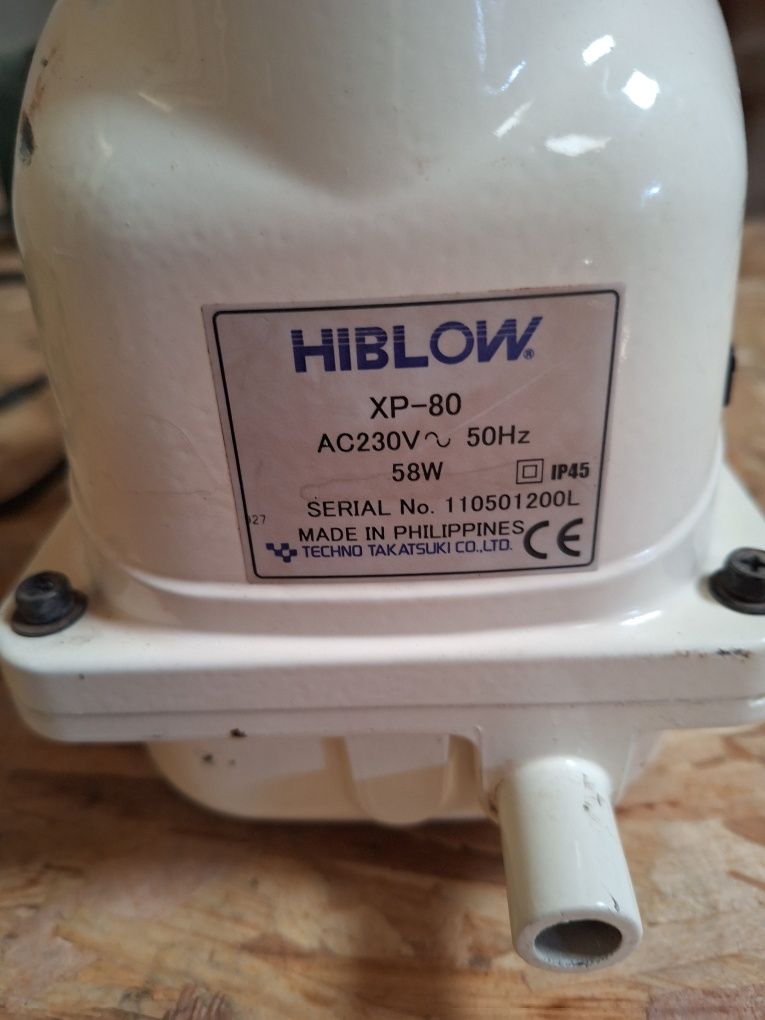 secoh hiblow jebao xp 80 dmuchawa oczyszczalnia napowietrzacz szamba