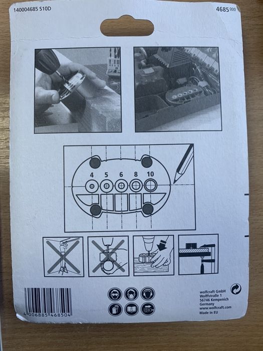 Кондуктор для свердління Wolfcraft (4685000)