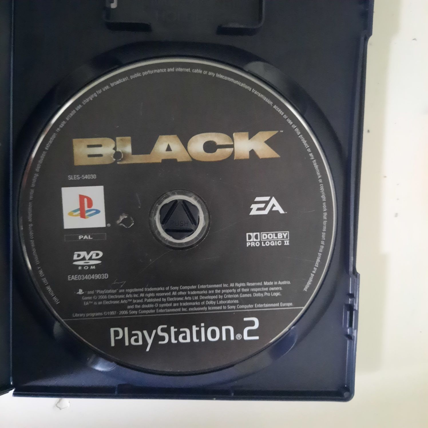 Black gra PlayStation 2