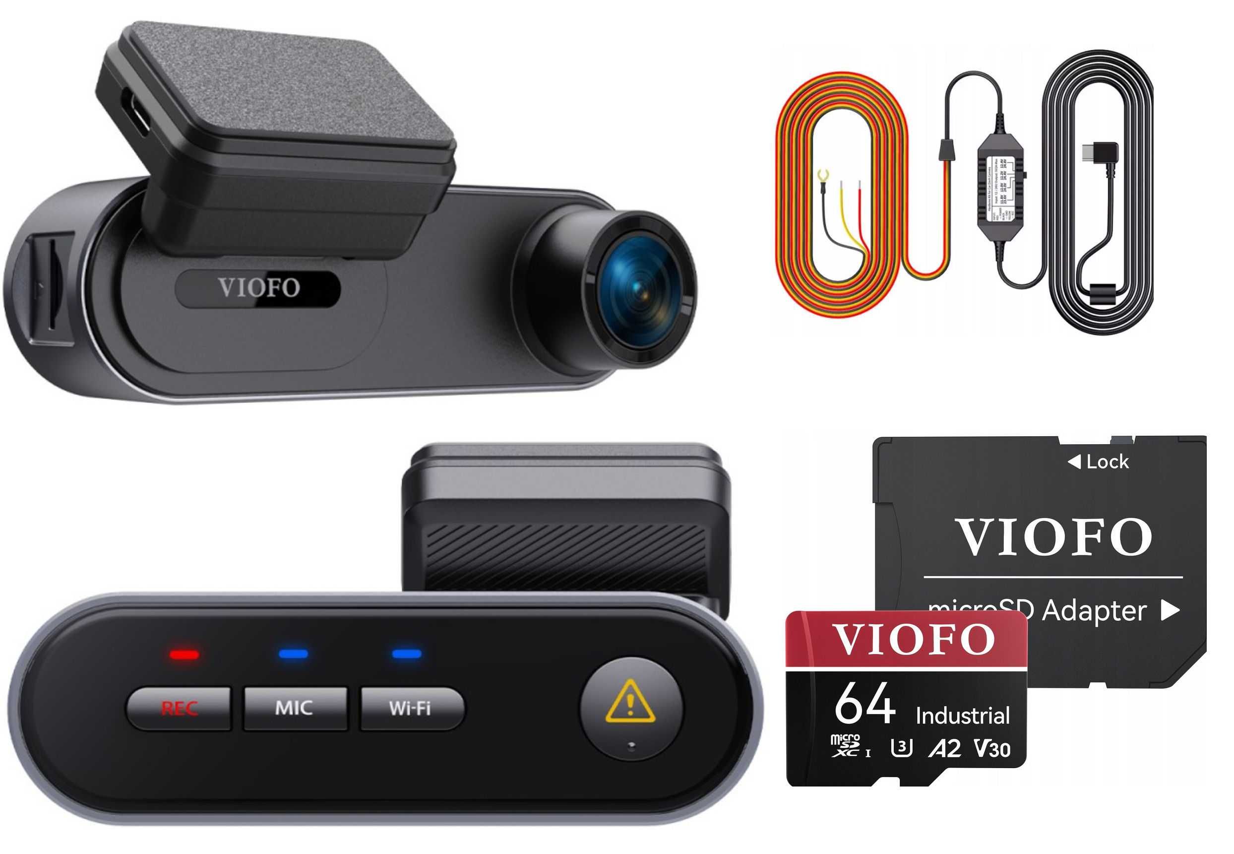 Kamera Samochodowa Wideorejestrator Viofo WM1 +64GB +ACC HK4