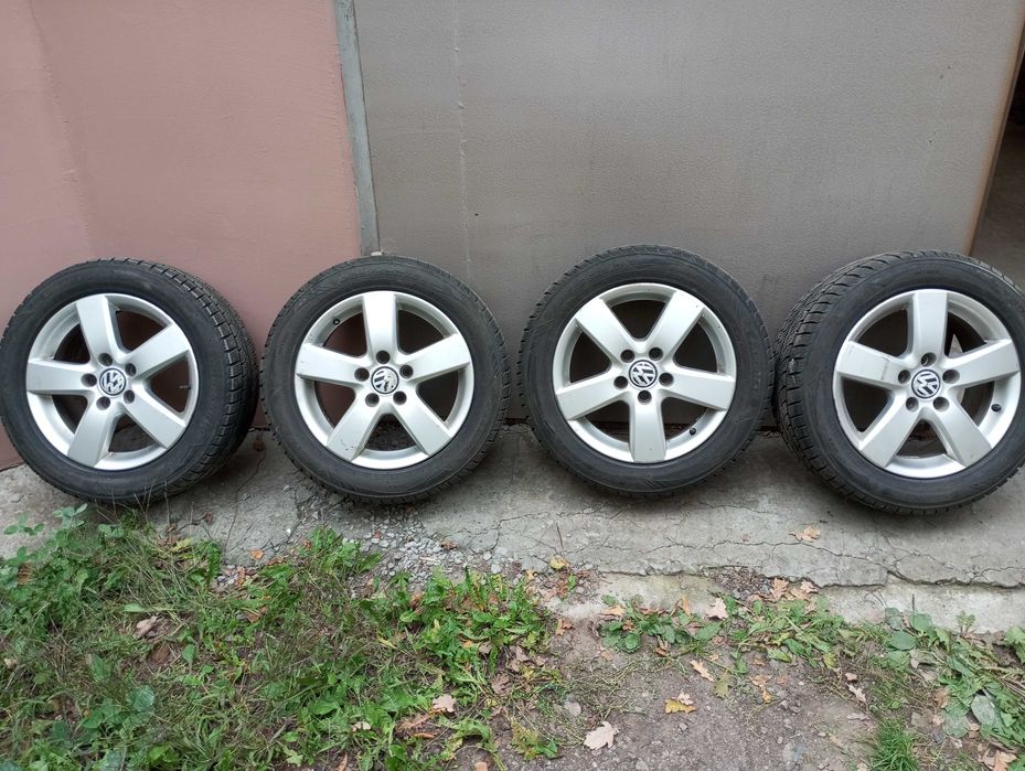 205/55R16 зимова резина на ориг литих дисках VW 5x112 комплект