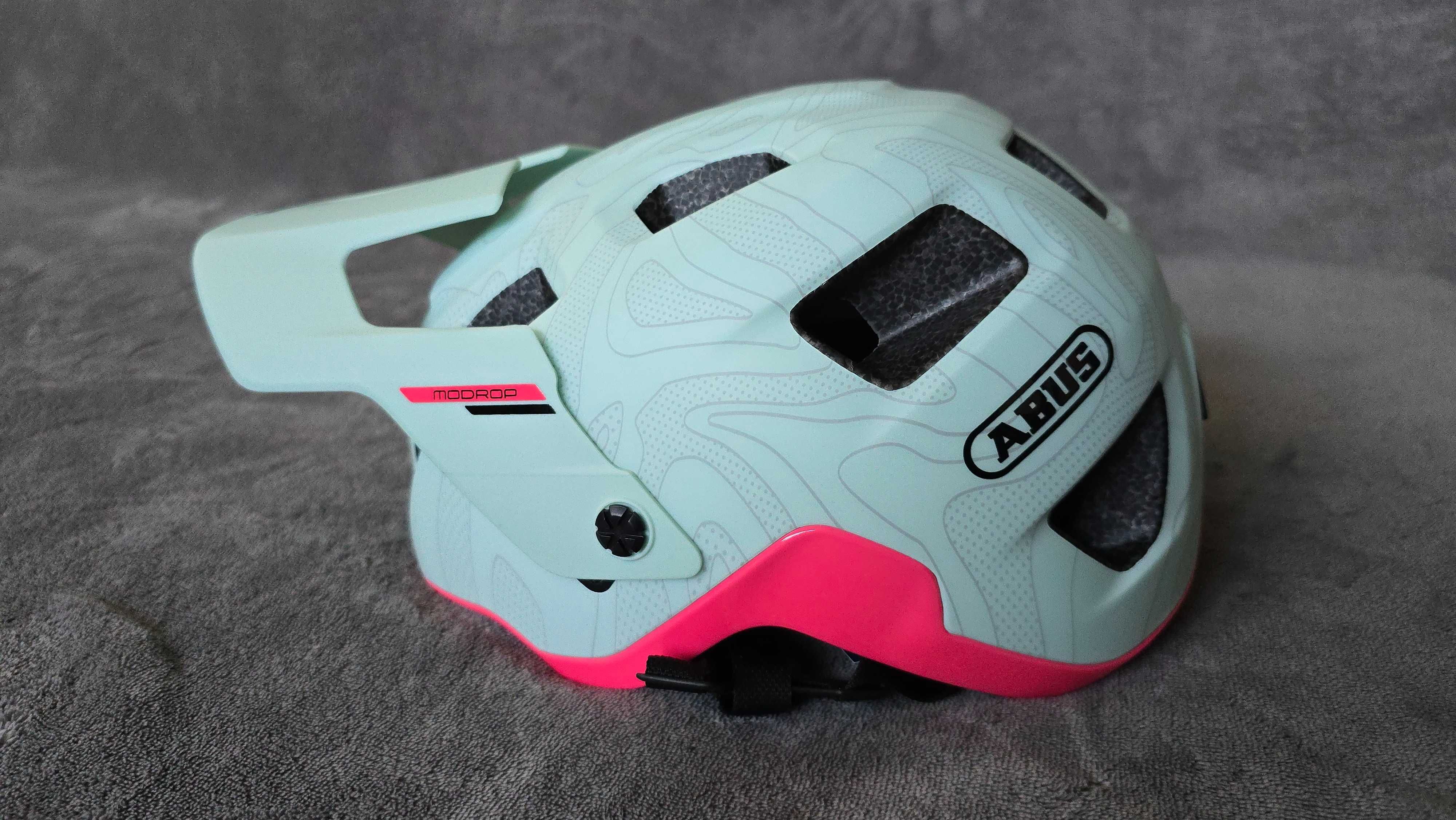 Kask rowerowy mtb ABUS MODROP Iced Mint rozmiar L 57-61