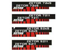 Zetor 8011 zetor 12145 naklejki na maske