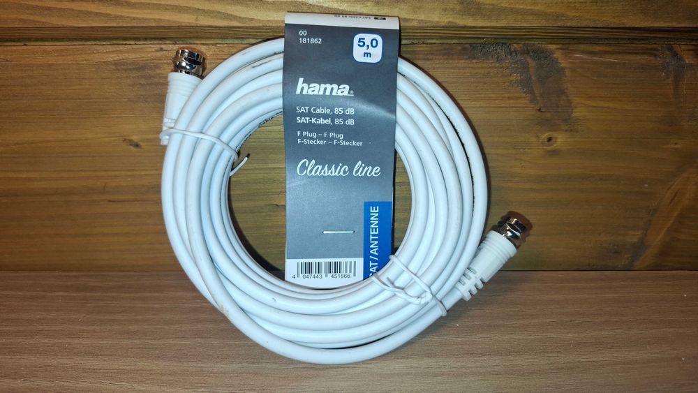 Kabel Antenowy - HAMA - 5 metrów