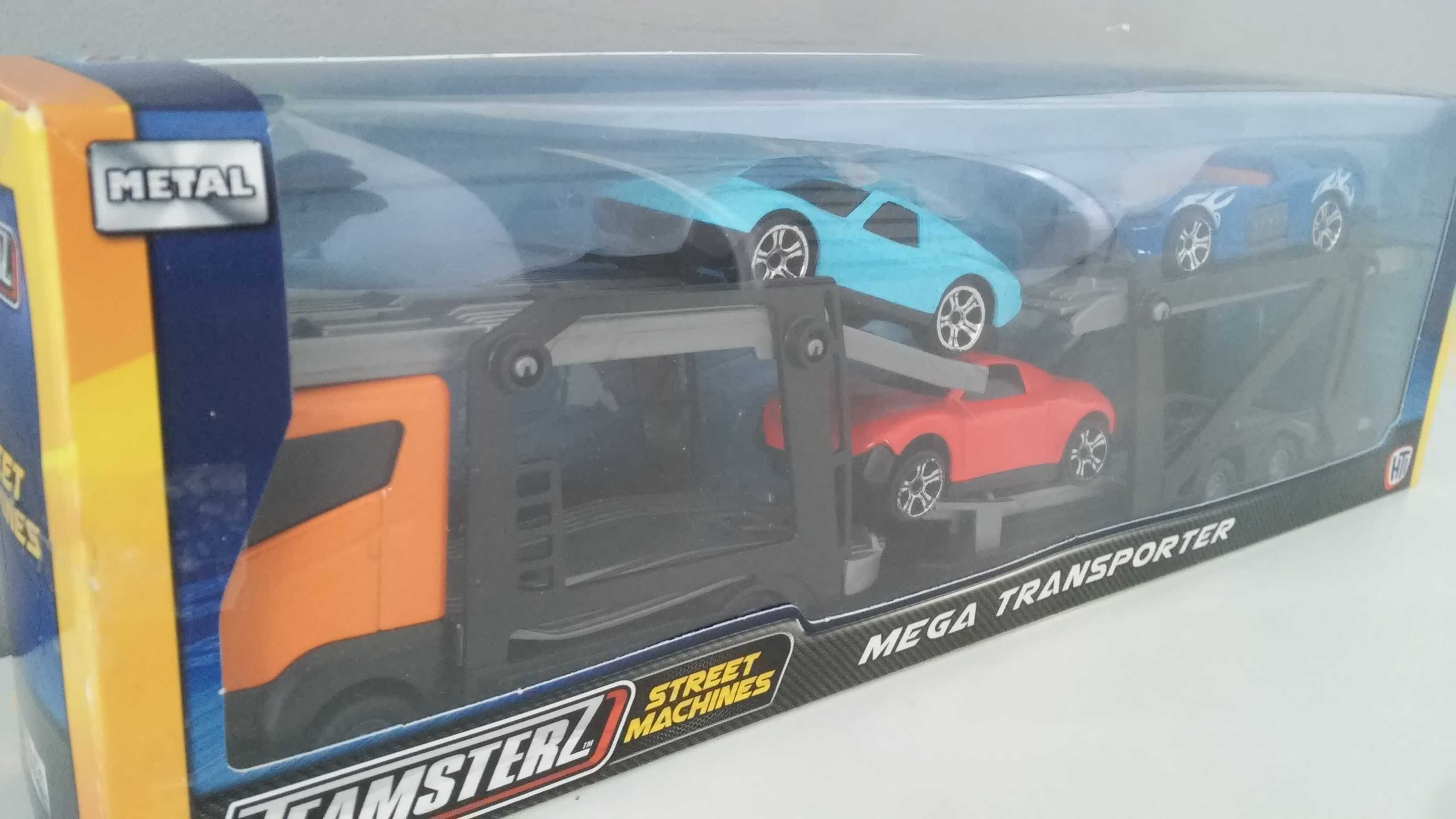 TEAMSTERZ mega transporter LAWETA z naczepą TIR Street Machine ZESTAW