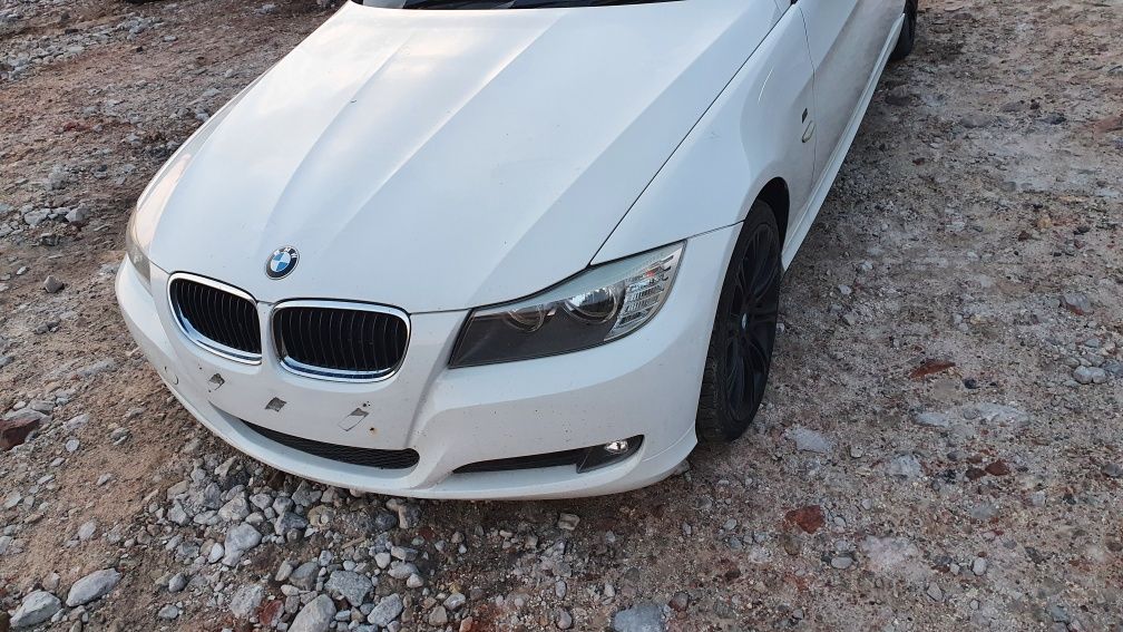 Bmw e90 e91 Lift Po Lifcie Kompletny Przód Maska Zderzak Alpinweiss 3