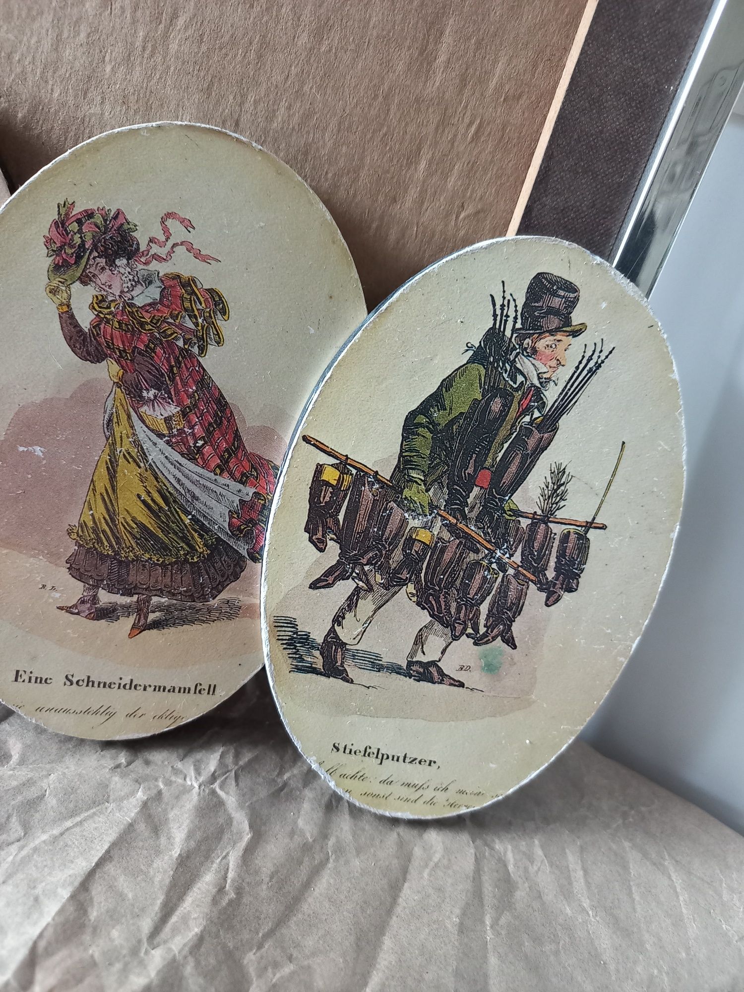 Obrazki miniatury vintage zawody stare ciekawe dekoracja pucybut antyk