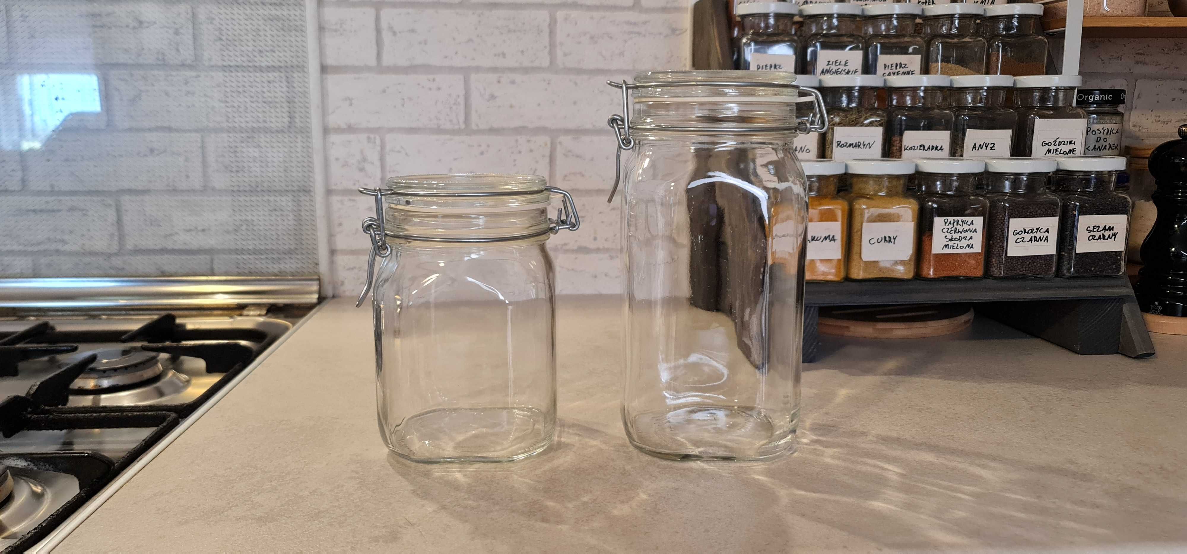 Pojemnik organizer słoik Bormioli Rocco szklany weck 0,5l 500ml