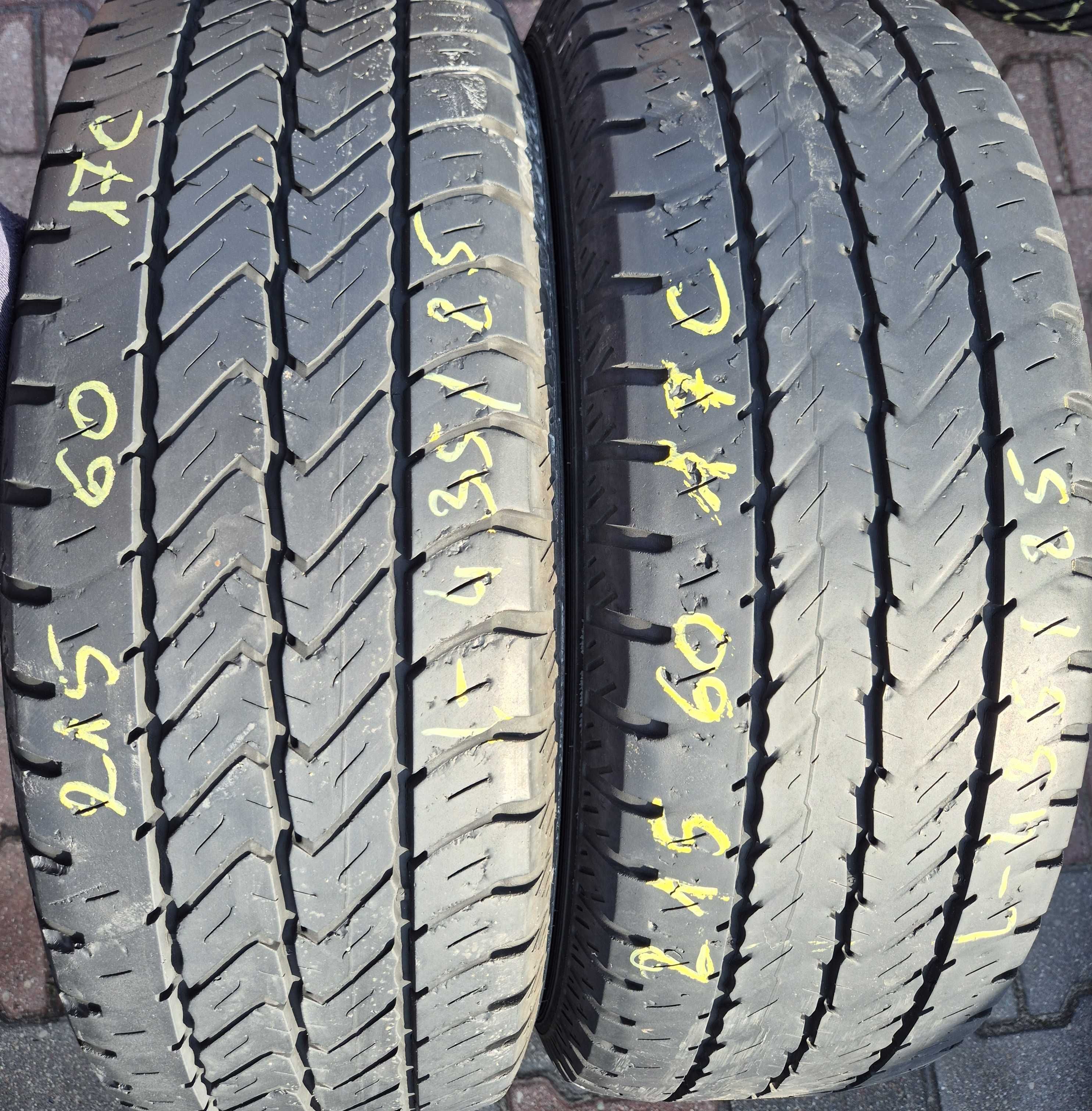 215/60r17C (L435/25)006 2szt 5,5mm 18r EconoDrive DUNLOP LETNIE