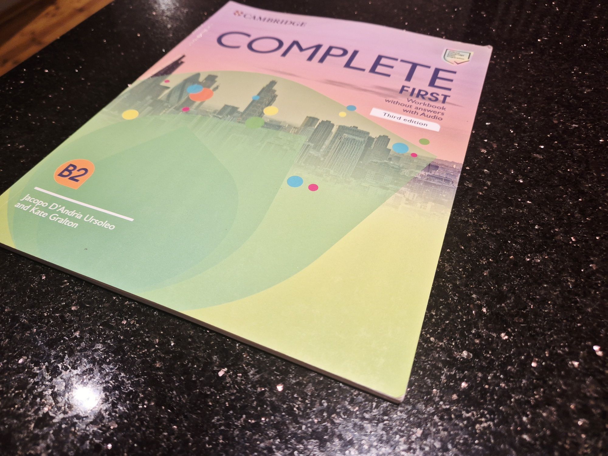 J. nowe Complete First Workbook B2 Cambrigde ćwiczenia język angielski