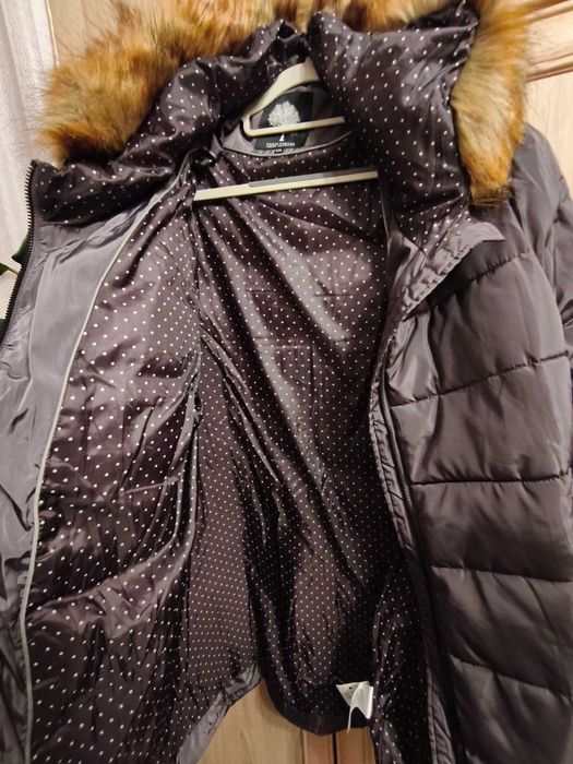 Płaszcz damski zimowy CARRY rozmiar XXL/44 fioletowy