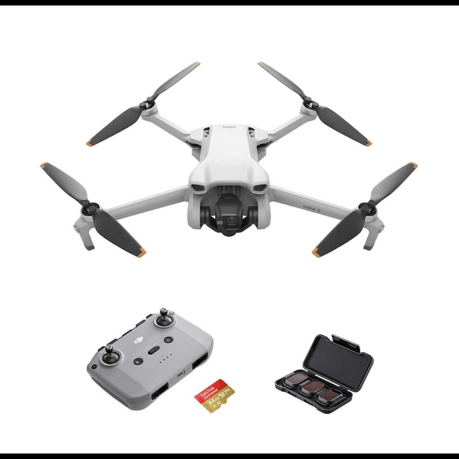 Квадрокоптер DJI Mini 3 with RC-N1 Remote (CP.MA.00000584.01) + 64GB