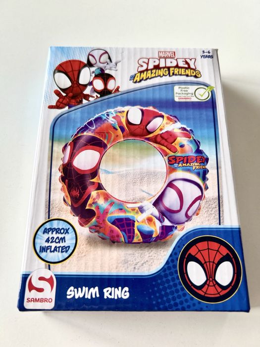 Dmuchaniec koło do pływania Spiderman 3-6 lat Marvel