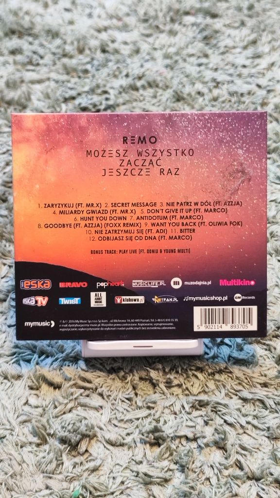 DJ Remo Możesz wszystko zacząć jeszcze raz płya CD