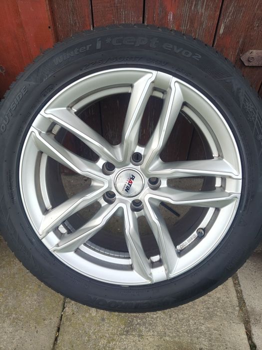 Koła Mercedes z oponami zimowymi 225/50R17 z 20