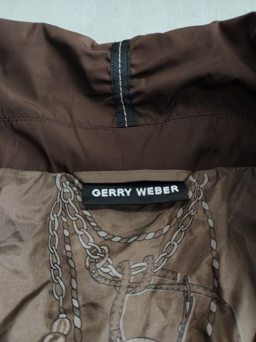 Gerry weber elegancka marynarka do pracy brąz 40