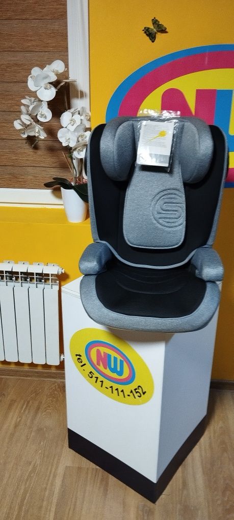 Nowy fotelik samochodowy do 36 kg ISOFIX