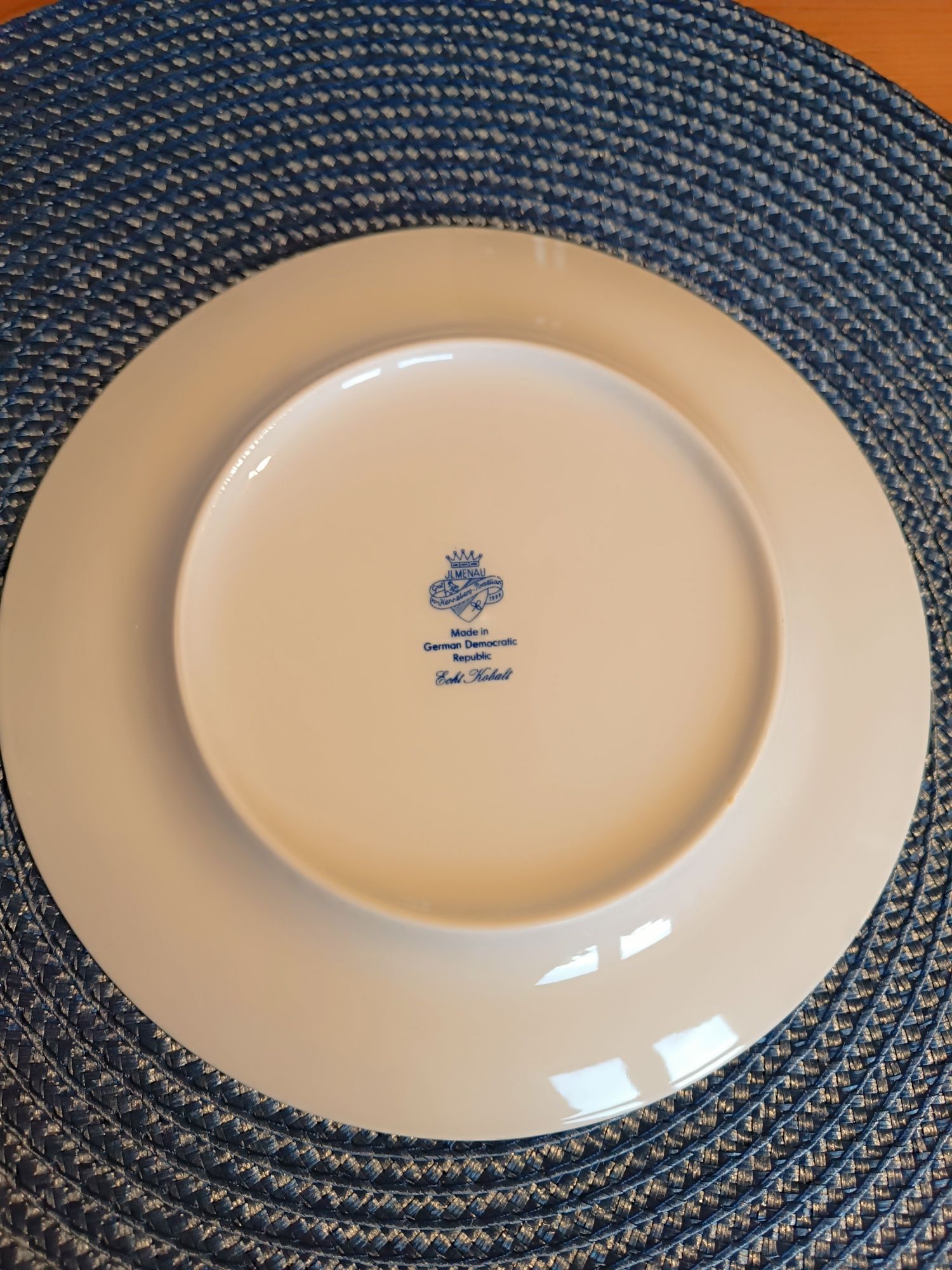Talerzyk śniadaniowy porcelanowy Ilmenau Echt Kobalt