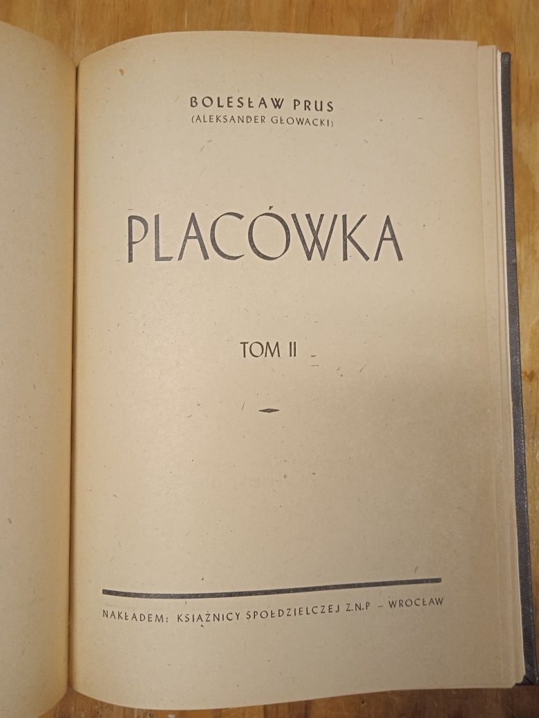 Bolesław Prus "Placówka"