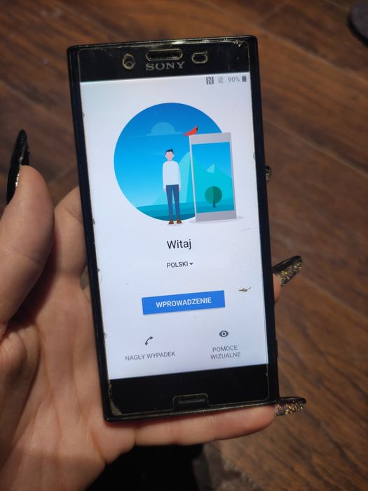 telefon smartfon Sony Xperia XZ Premium działający