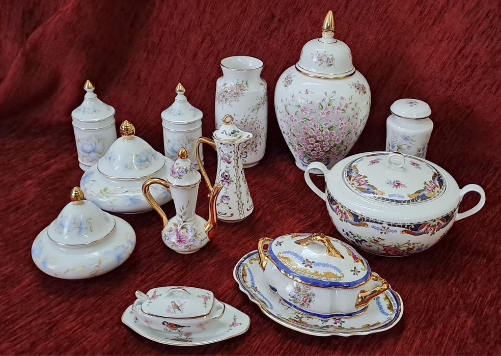 Pecas em porcelana tipo Limoges