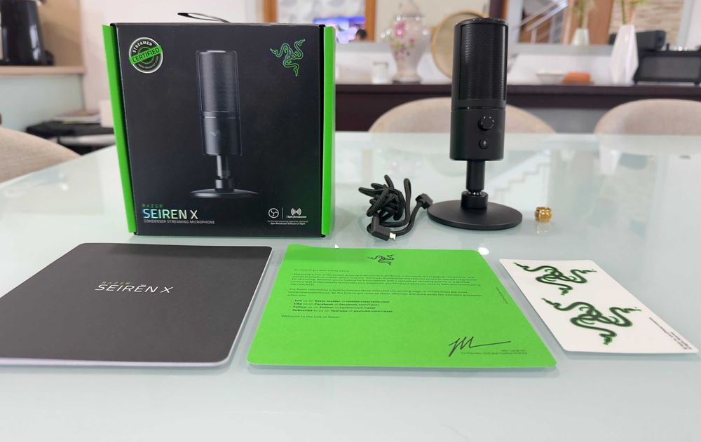 Razer Seiren X Microfone Condensador EM EXCELENTE ESTADO !