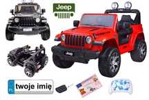 Jeep Wrangler Rubicon Na Akumulator, 4 Silniki, Koła Eva, Skóra /Kd555