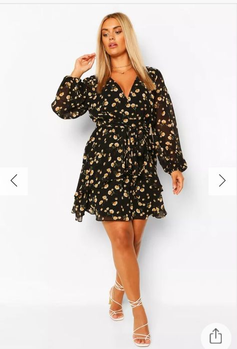 Сукня плаття  plus size квіти квітковий принт